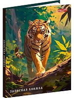 Записная книжка А7  48л. Проф-Пресс Profit "Величественный тигр" 48-1719 тв.обл.,глянц.лам.