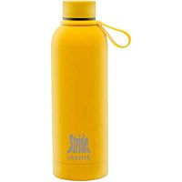 Бутылка-термос 500мл deVENTE "Stride Mustard Glow" 8090594 горчич.,мат.,нерж.сталь,силик.ручка