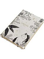 Ежедневник 2026г. А5 176л. INFOLIO кож.зам. "Fortune" I1723emb/white интегр.обл.с рис.,золот.срез