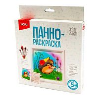 Панно-раскраска LORI 3D Art "Ёжик" Ипс-011