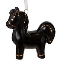 Подвесное украшение НГ REMECO Символ Года 2026 "Лошадка" 823749 фарфор,7*3*8см