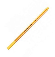 Ручка капиляр. STABILO 88/44 желтая 0,4мм
