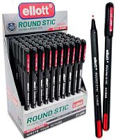 Ручка масл. шар. ELLOTT DO-528 красная,игольч.,0,7мм