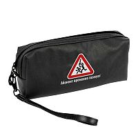 Пенал-косметичка КОКОС 210*80*50 "Абонент временно психуе" 252433 кож.зам.,прямоуг.,1отд.