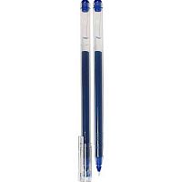 Ручка гелевая deVENTE "Kilometrico" 5051018 синяя,0,5мм,длина 1200м,прозр.корп.,однораз.