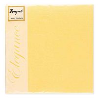 Салфетка бум. Bouquet Colour св.-жёлтые 42663 (20шт),2-х сл.,33*33