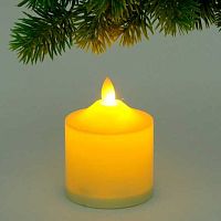 Сувенир НГ "Свеча-Классика" с подсветкой,7,5*8см 196-0568