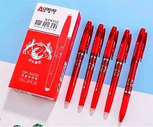 Ручка гелевая "Пиши-Стирай" INTELLIGENT Aodemei "Красная" DG-254/DO-415/DE-8 игольч.,0,5мм