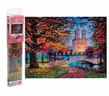 Мозаика алмазная DIAMOND "Золотая осень" 30*40см,полн.выкл.,в рулоне 684-1007