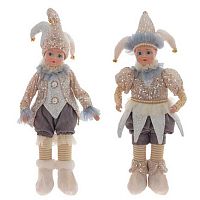 Фигурка музык. НГ REMECO "Клоун" 807226 полимер.,текстил.,фарфор,18*13*45см