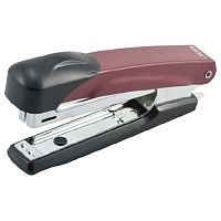 Степлер №10 12л. deVENTE Liquid Metal 4142335 металл., бордовый металлик, к/к