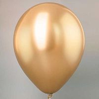 Шары возд. Микрос 12" Хром золотой ч53217