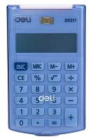Калькулятор карм.  8разр. DELI E39217(1189192) синий 102*60мм