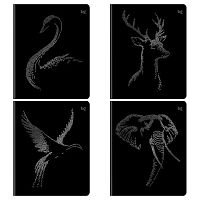 Тетрадь 48л. (клетка) BG "Точечный мир" 57633 тисн.фольг.