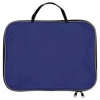 Сумка-планшет А3 deVENTE 3075914 синяя,45*34см,текстиль,на молн.,ручки 24см