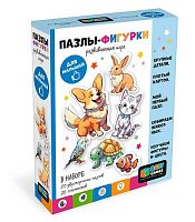 Пазлы-фигурки ОРИГАМИ Детские игры "Домашние животные" 08525