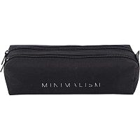 Пенал-косметичка deVENTE 210*60*60 "Minimalism" 7020670 (40предм.) прямоуг.,чёрн.,полиэстер,2отд.