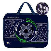Сумка-планшет А4 ОНИКС ПМД-4-22 "Сила футбола" (87833) п/э,с расш.8см,фольга,ручка-тесьма