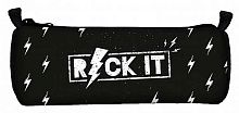 Пенал-тубус SchoolФормат 210*65 "Rock" ПТ-РИТ ткань с подклад.,на молнии