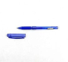 Ручка гелевая "Пиши-Стирай" deVENTE 5051790 синяя,0,7мм,корп.син.,с каучук.держ.,с ласт.