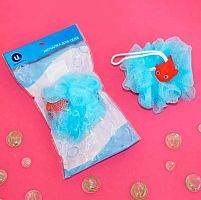 Мочалка-шар д/тела детская "Рыбка" 416-016 полипропиленовая