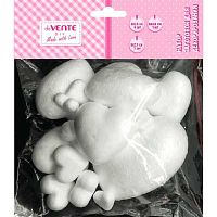 Фигурки пенопластовые deVENTE "Сердца" 30*15мм-6шт,50*21мм-3шт,80*38мм-1шт, 8003915