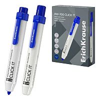 Маркер д/доски EK авт. RW-700 Click it 60831 синий,2,0мм