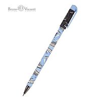 Ручка шар. BV HappyWrite "Игрушки. Пароходики" 20-0215/44 синий,0,5мм