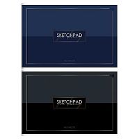 Альбом для рис.40л. BG "Minimal" 08621 на скобе,тисн.фольг.,асс.