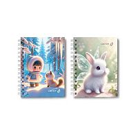 Записная книжка А6 120л. СВЕТОЧ спираль "Давай дружить" ЗК226 (01597) тв.обл.,глянц.лам.