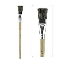 Кисть щетина №24 плоская Альбатрос