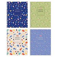 Тетрадь 48л. (клетка) ХАТ спираль "Terrazzo" перфор.,асс.