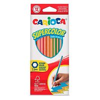 Карандаши 12цв. Carioca 43391 шестигр.,к/к