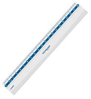 Линейка 20см KEYROAD "Classic" KR971382 прозр.,пластик.