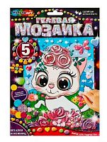 Набор д/творчества МУЛЬТИ АРТ Гелевая мозаика "Кошечка" GEL-KIT 17*23см