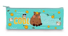 Пенал-косметичка ХАТ 195*75 "Реально крутой Капибара" 64210 на молн.