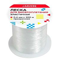 Леска д/бисероплетения deVENTE "Elastic Line" 8001398 эластичная,прозрачн.,0.4мм*200м