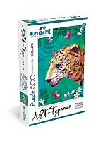 Пазлы  500 ОРИГАМИ Арт-терапия. Поли-арт. Леопард 06769