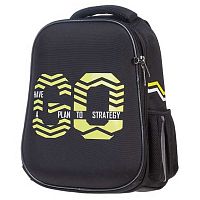 Ранец ХАТ Ergonomic light "GO!" 85032  EVA,светоотр.,1отд.,2карм.,1карм на спин.,38*29*17см