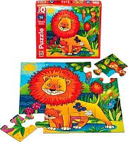 Пазл-макси IQ 16эл. АЙРИС "Лев в жаркой Африке" 29315 32*32см (2+)