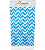 Скатерть "Волны" 108*180см,ПВХ,голубая 384-445