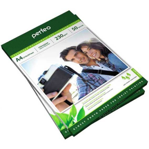 Фотобумага Perfeo А4 230г/м2 глянц. 50л. (637203) Фотобумага Perfeo А4 230г/м2 глянц. 50л. (637203)