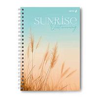 Тетрадь 80л. (клетка) А4 СВЕТОЧ пластик.обл. спираль "Шёпот лета в колосьях" Т305 (01922)