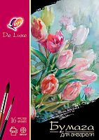 Бумага для акварели А4 16л. ЛУЧ "Люкс" 32С 2079-08 в папке