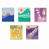 Тетрадь 48л. (клетка) EK пластик.обл. "Cat Day" 54159 асс.