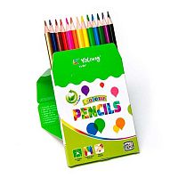 Карандаши аквар. 12цв. Yalong "Colour" YL815129-12 трехгр.,дерев.,с кистью,к/к,е/подвес