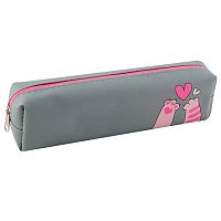 Пенал-косметичка КОКОС 200*50*40 "Cats & Heart" 250436 мягкий,ПВХ,прямоуг.
