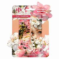 Закладки магнитные ФЕНИКС "Девушки" (2шт) 69063 мел.бум.,ферроагл.полимер