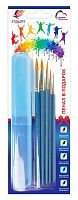 Набор кистей  5шт. ЛУЧ "Классика цвета" (синтетика № 1,2,3,4,5) 34С 2261-08 пенал