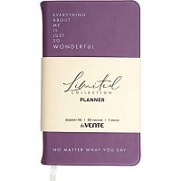 Планинг карм. н/д 100*170мм  80л. deVENTE кож.зам. "Jane" 2239639 сирен.-серый,крем.бум.